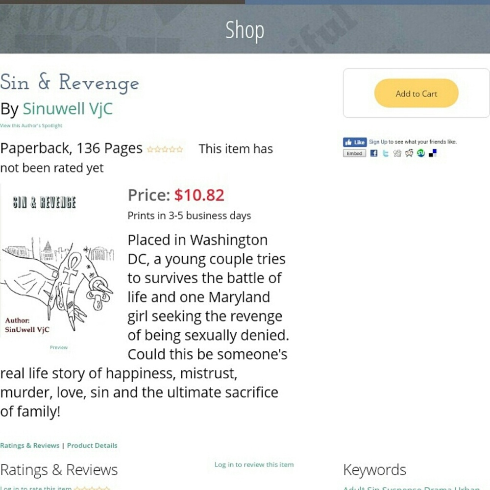 Sin & Revenge Novel